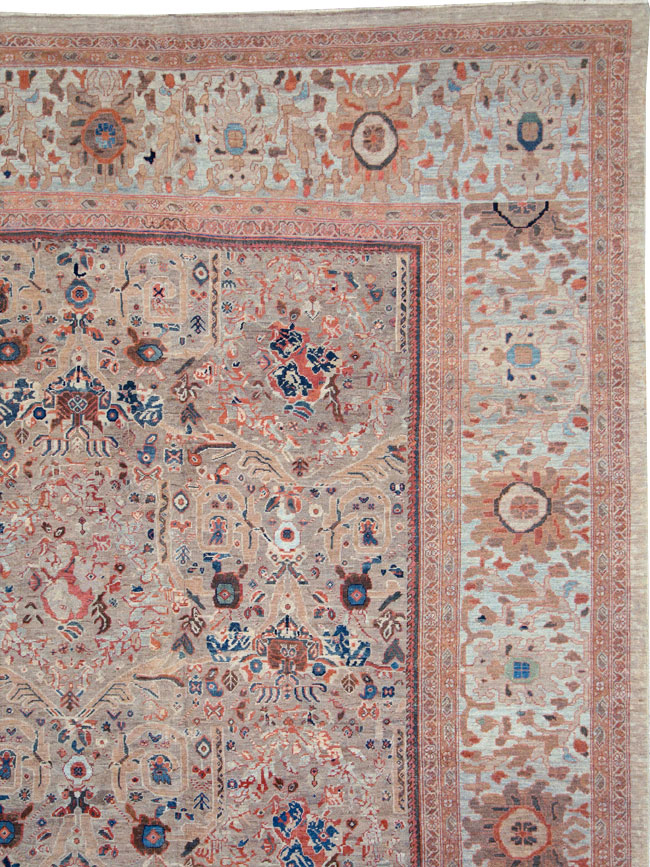 Antique Persian Mahal Carpet, No.18579 - Gss