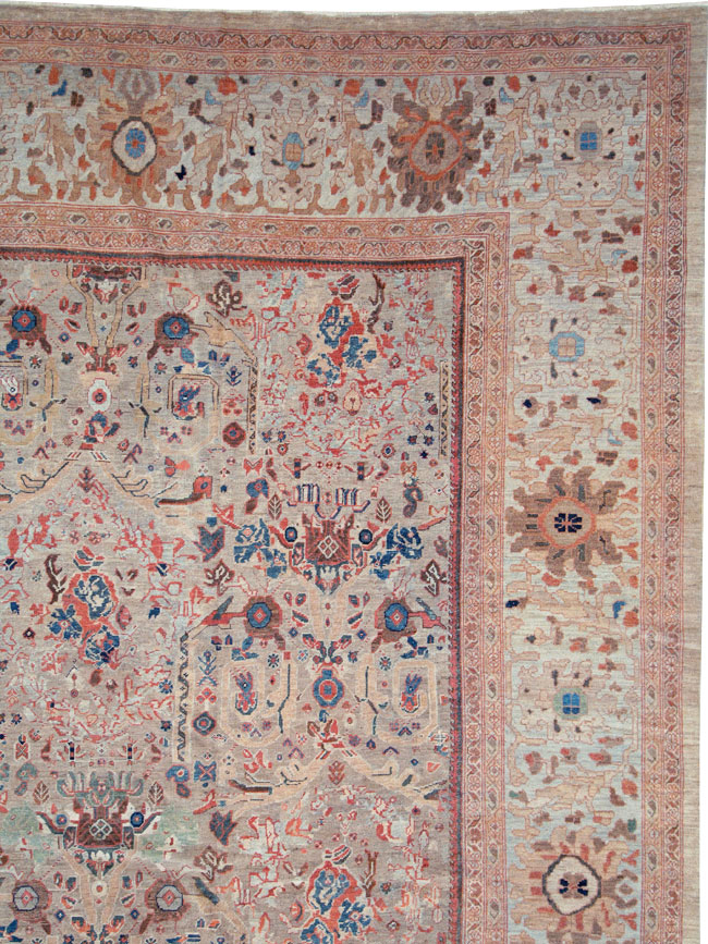Antique Persian Mahal Carpet, No.18579 - Gss