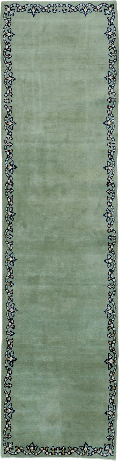 Vintage Persian Kashan Runner, No.18586 - Gss