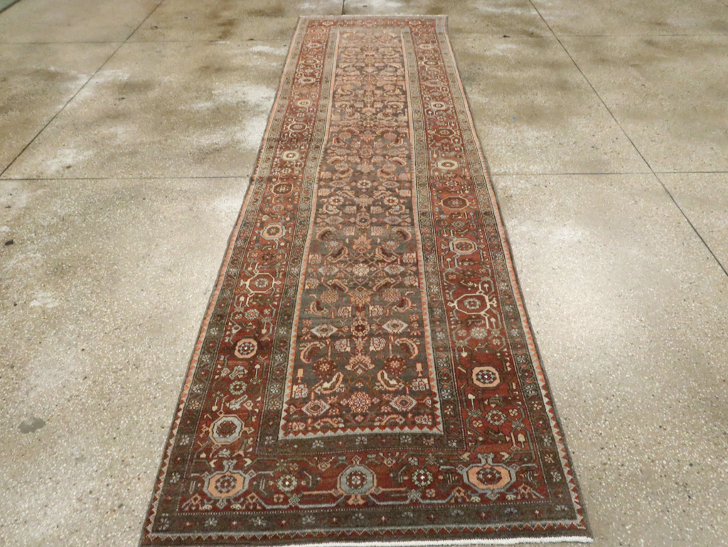 Antique Persian Malayer Runner, No.18589 - Gss