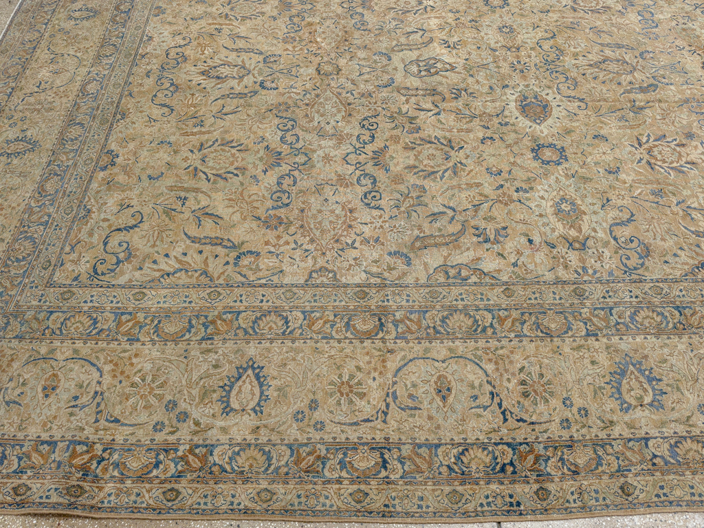 Antique Persian Lavar Kerman Oversize Carpet, No.18592 - Gss