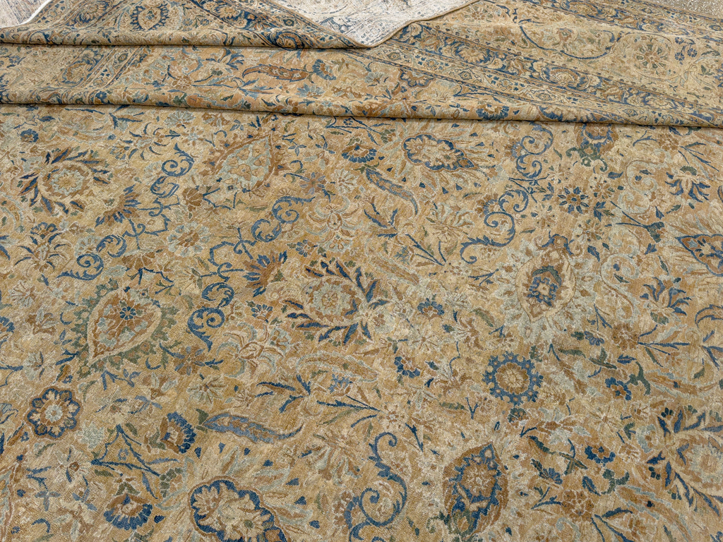 Antique Persian Lavar Kerman Oversize Carpet, No.18592 - Gss