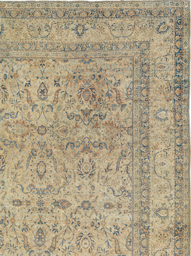 Antique Persian Lavar Kerman Oversize Carpet, No.18592 - Gss