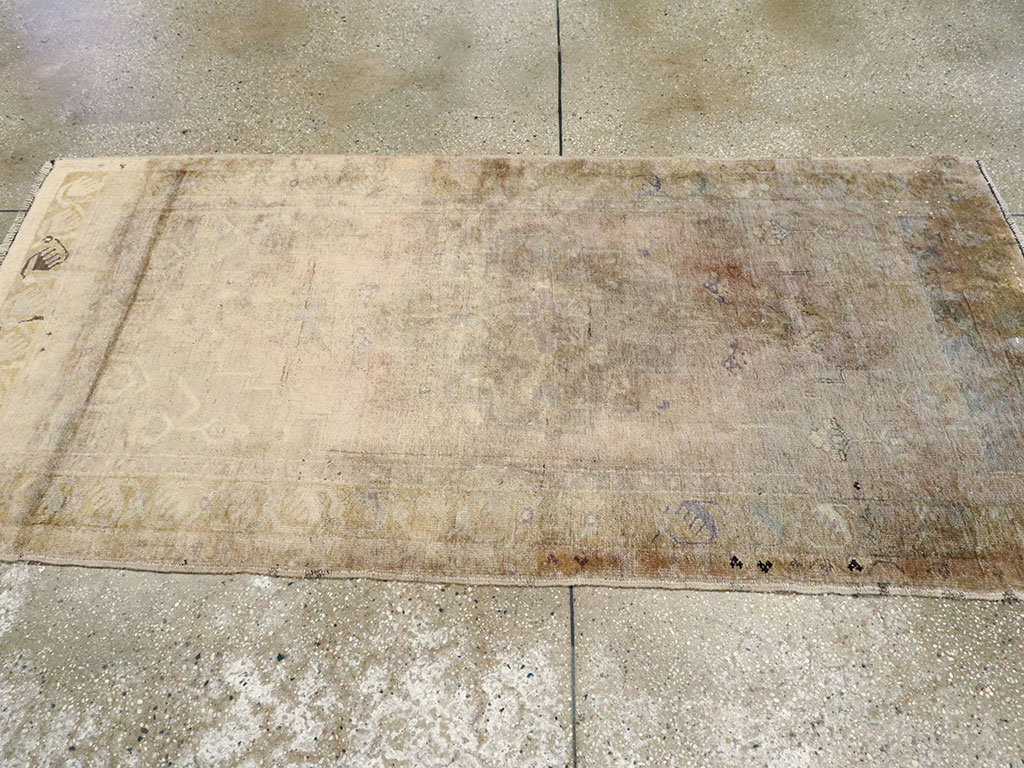 Antique Turkish Oushak Rug, No.18599 - Gss