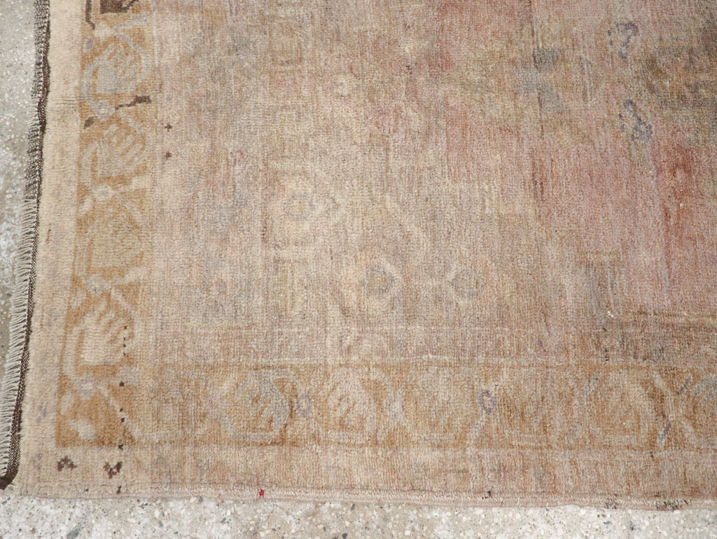 Antique Turkish Oushak Rug, No.18599 - Gss