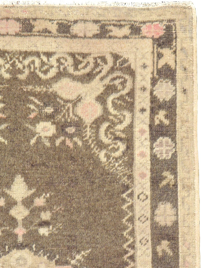 Vintage Turkish Oushak Rug, No.18601 - Gss