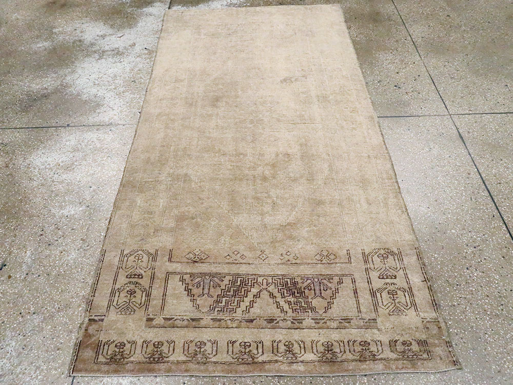 Vintage Turkish Oushak Rug, No.18602 - Gss