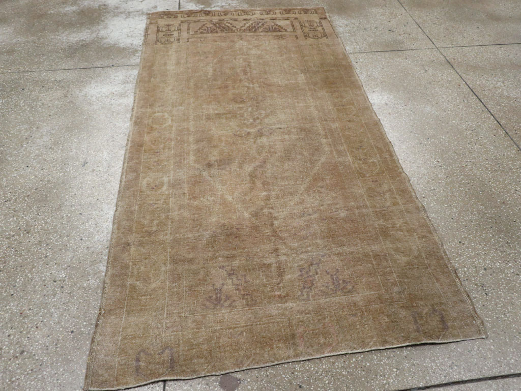 Vintage Turkish Oushak Rug, No.18602 - Gss