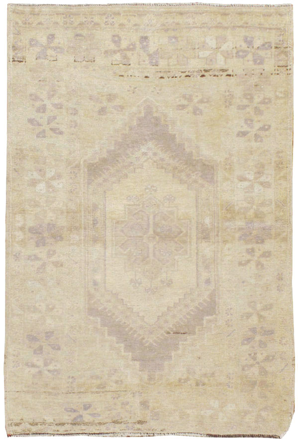 Vintage Turkish Oushak Rug, No.18606 - Gss