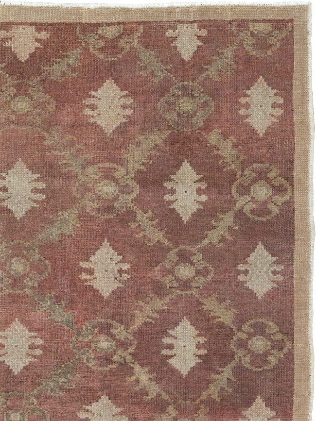 Vintage Turkish Anatolian Throw Rug, No.18618 - Gss
