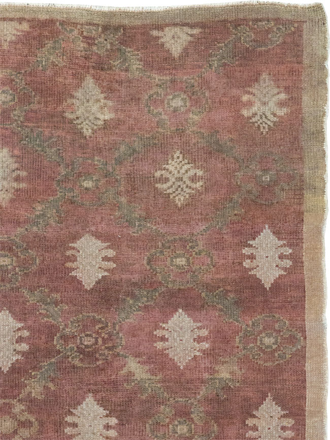 Vintage Turkish Anatolian Throw Rug, No.18618 - Gss