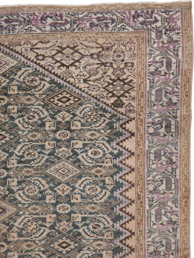 Vintage Persian Malayer Carpet, No.18637 - Gss