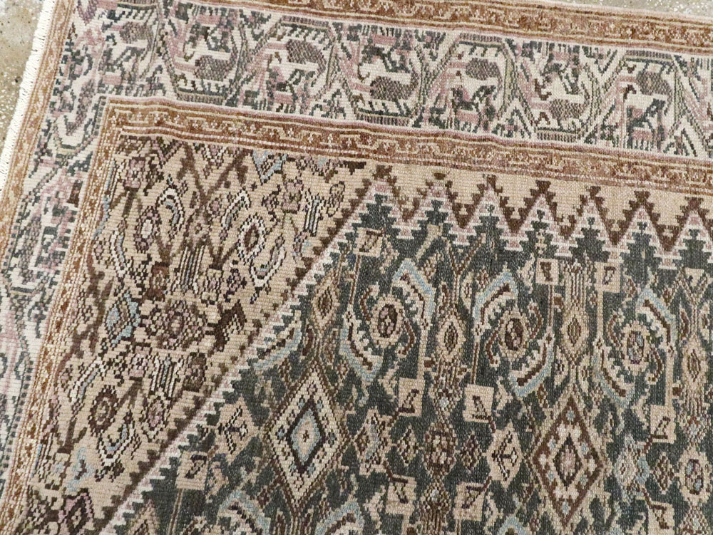 Vintage Persian Malayer Carpet, No.18637 - Gss