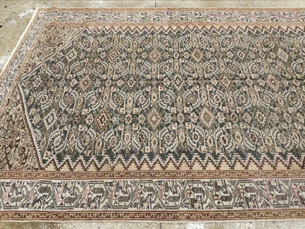Vintage Persian Malayer Carpet, No.18637 - Gss