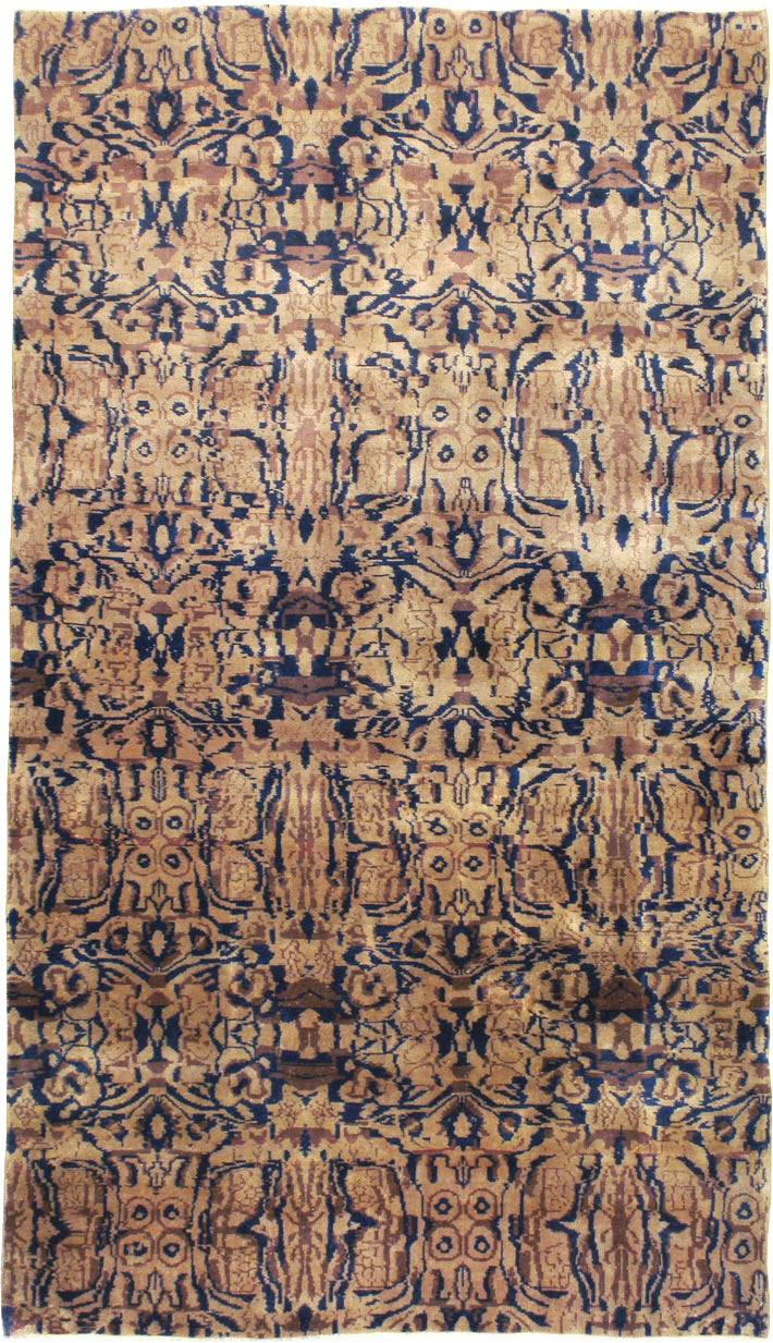 Vintage Indian Lahore Carpet, No.18650 - Gss
