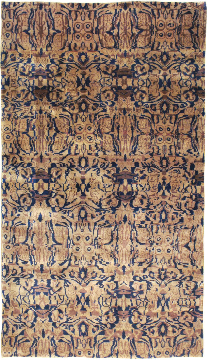Vintage Indian Lahore Carpet, No.18650 - Gss