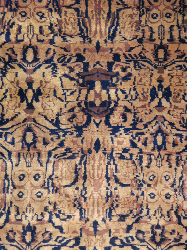 Vintage Indian Lahore Carpet, No.18650 - Gss