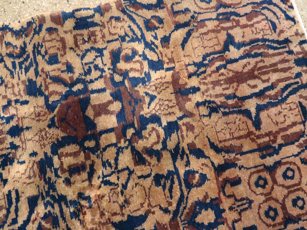 Vintage Indian Lahore Carpet, No.18650 - Gss