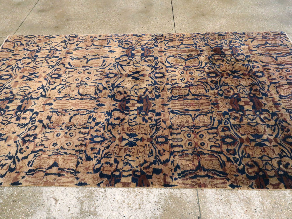 Vintage Indian Lahore Carpet, No.18650 - Gss