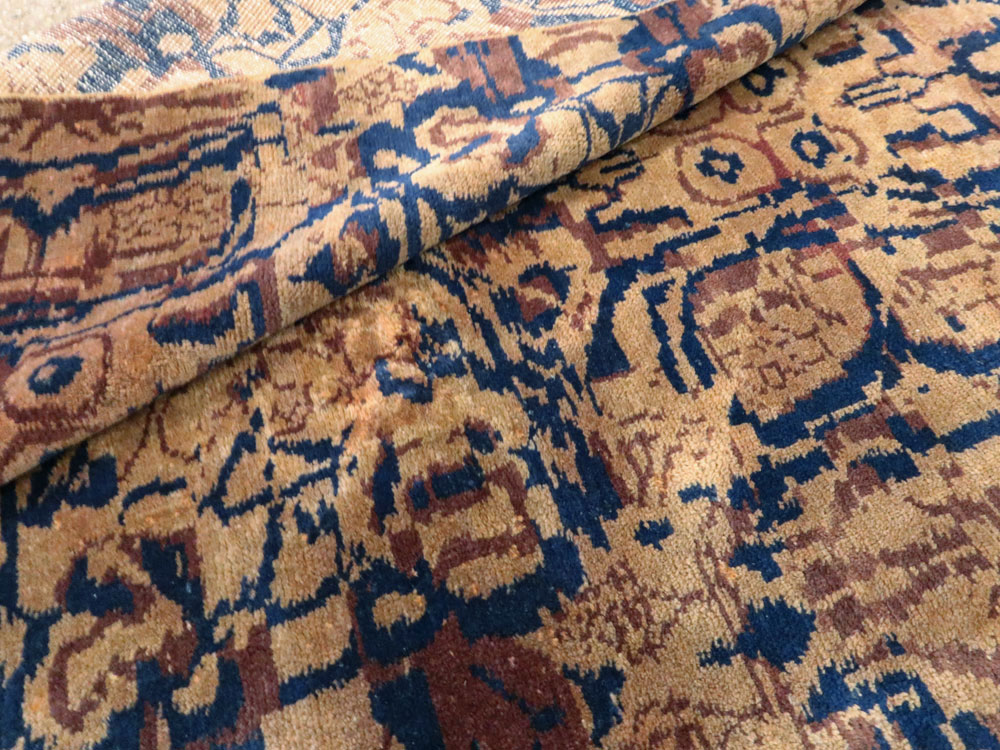 Vintage Indian Lahore Carpet, No.18650 - Gss