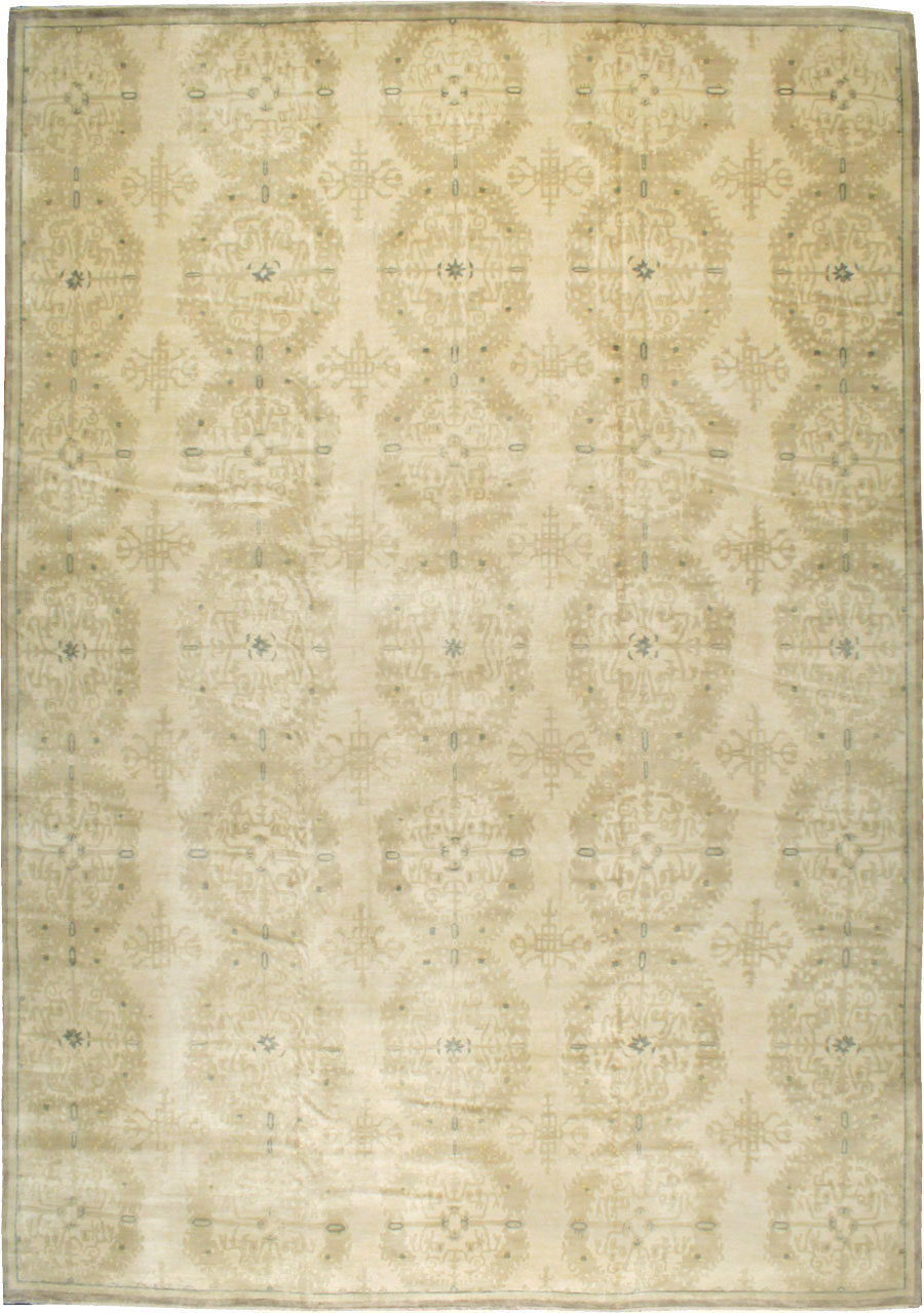 Vintage Indian Lahore Oversize Carpet, No.18660 - Gss