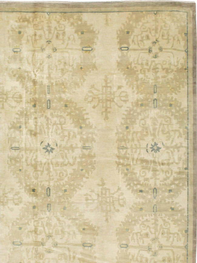 Vintage Indian Lahore Oversize Carpet, No.18660 - Gss
