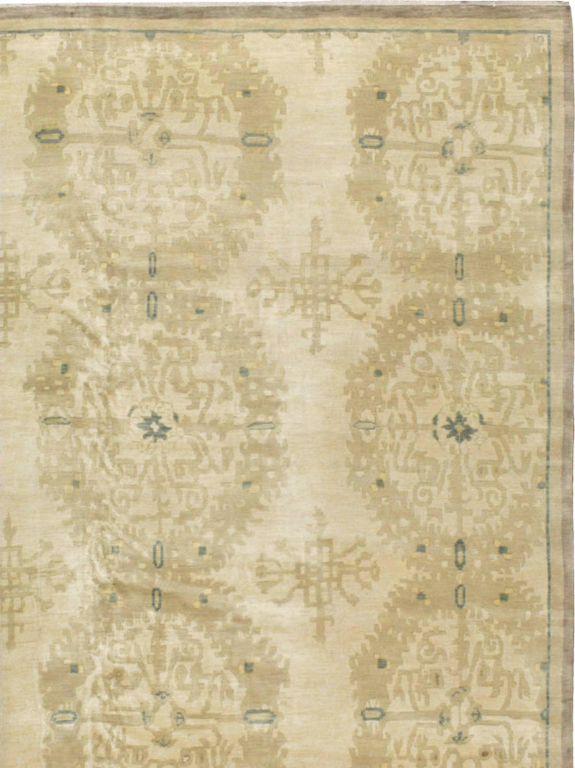 Vintage Indian Lahore Oversize Carpet, No.18660 - Gss
