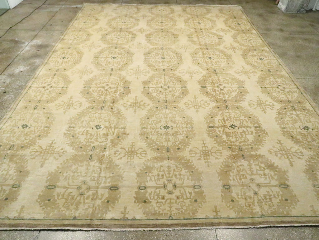 Vintage Indian Lahore Oversize Carpet, No.18660 - Gss