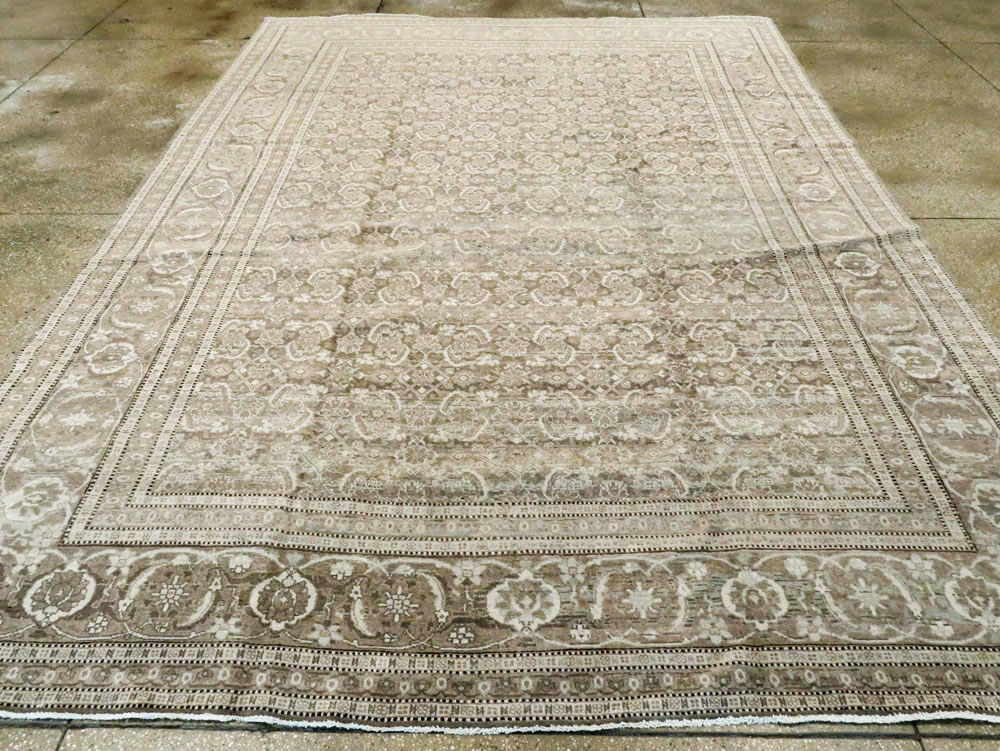 Antique Persian Tabriz Carpet, No.18662 - Gss