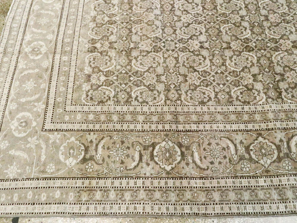 Antique Persian Tabriz Carpet, No.18662 - Gss
