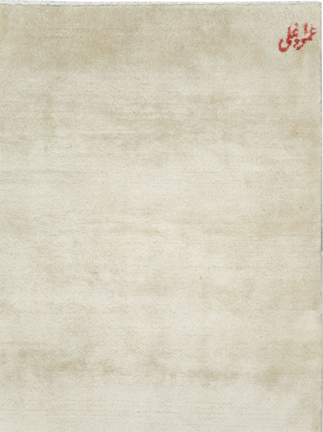 Vintage Persian Mashad Deco Style Rug (Pair: 1 of 2), No.18666 - Gss