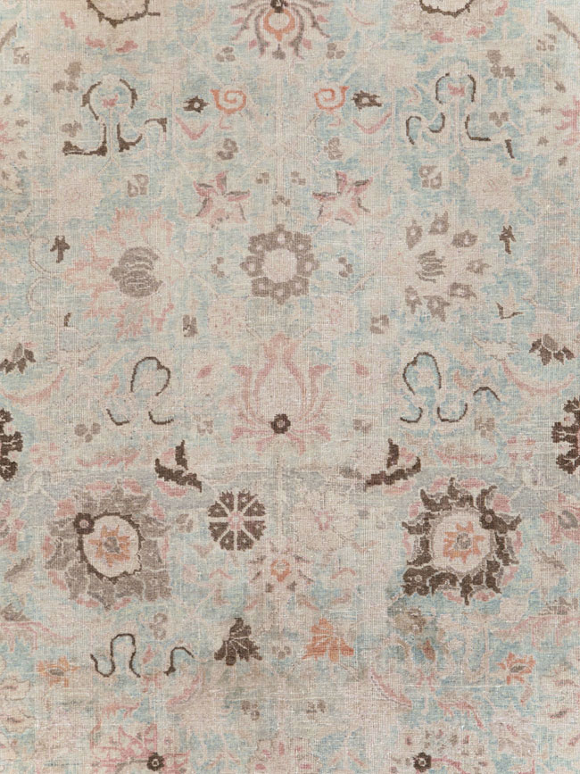 Antique Persian Tabriz Room Size Carpet, No.18667 - Gss