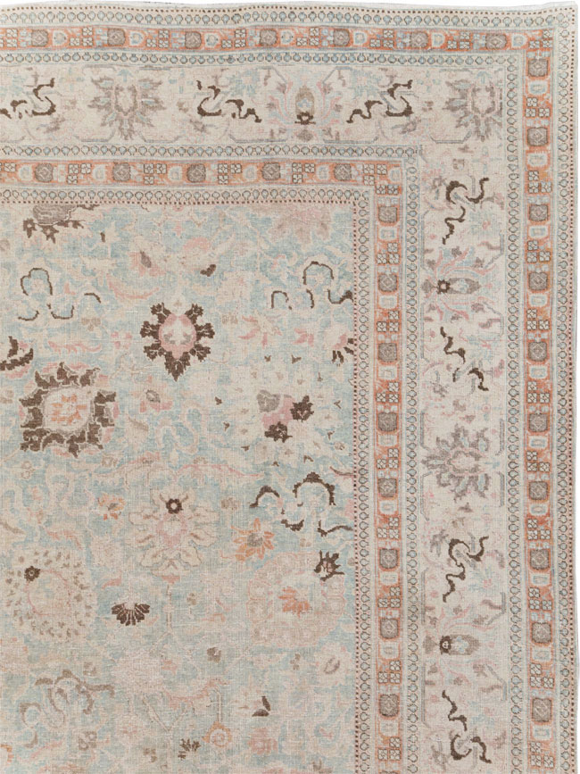 Antique Persian Tabriz Room Size Carpet, No.18667 - Gss