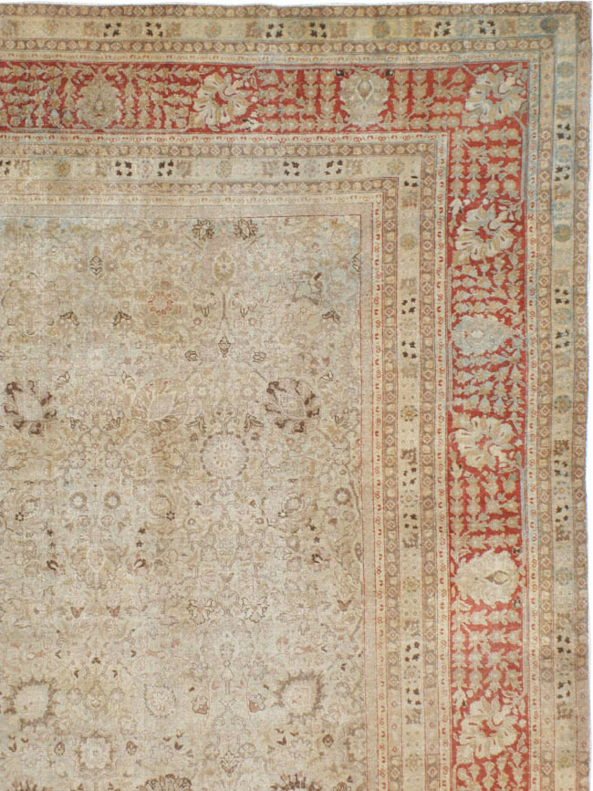 Antique Persian Tabriz Carpet, No.18669 - Gss