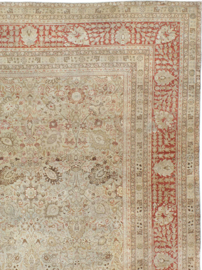 Antique Persian Tabriz Carpet, No.18669 - Gss