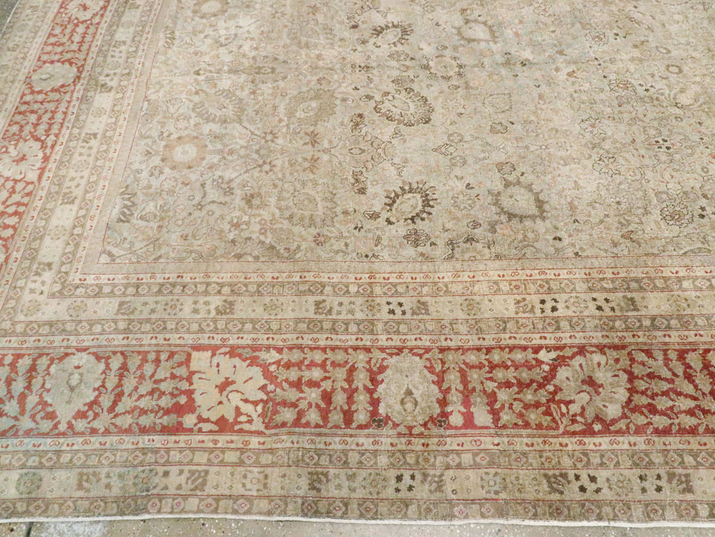 Antique Persian Tabriz Carpet, No.18669 - Gss