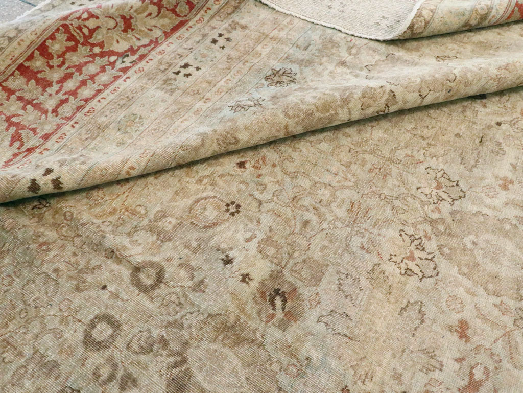 Antique Persian Tabriz Carpet, No.18669 - Gss