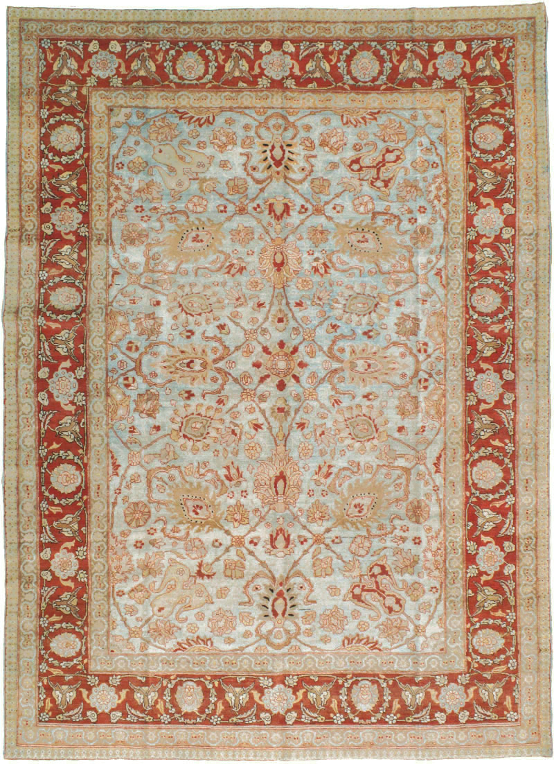 Antique Persian Tabriz Carpet, No.18670 - Gss