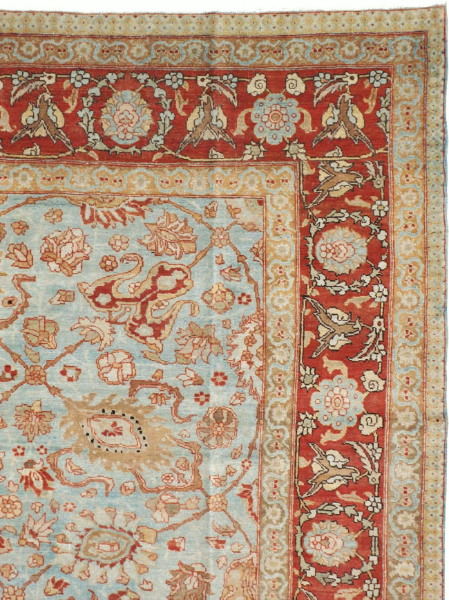 Antique Persian Tabriz Carpet, No.18670 - Gss