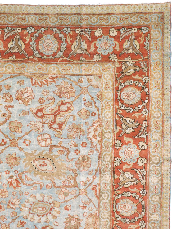 Antique Persian Tabriz Carpet, No.18670 - Gss