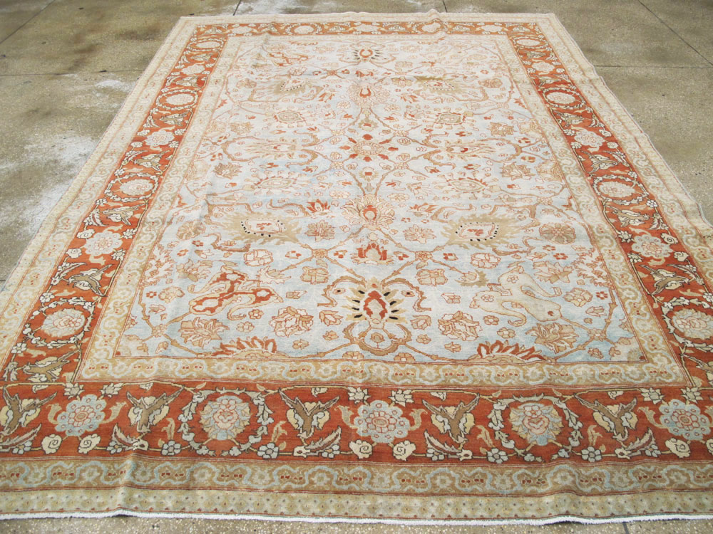 Antique Persian Tabriz Carpet, No.18670 - Gss