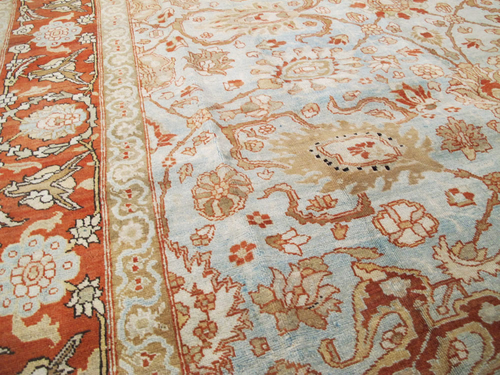 Antique Persian Tabriz Carpet, No.18670 - Gss