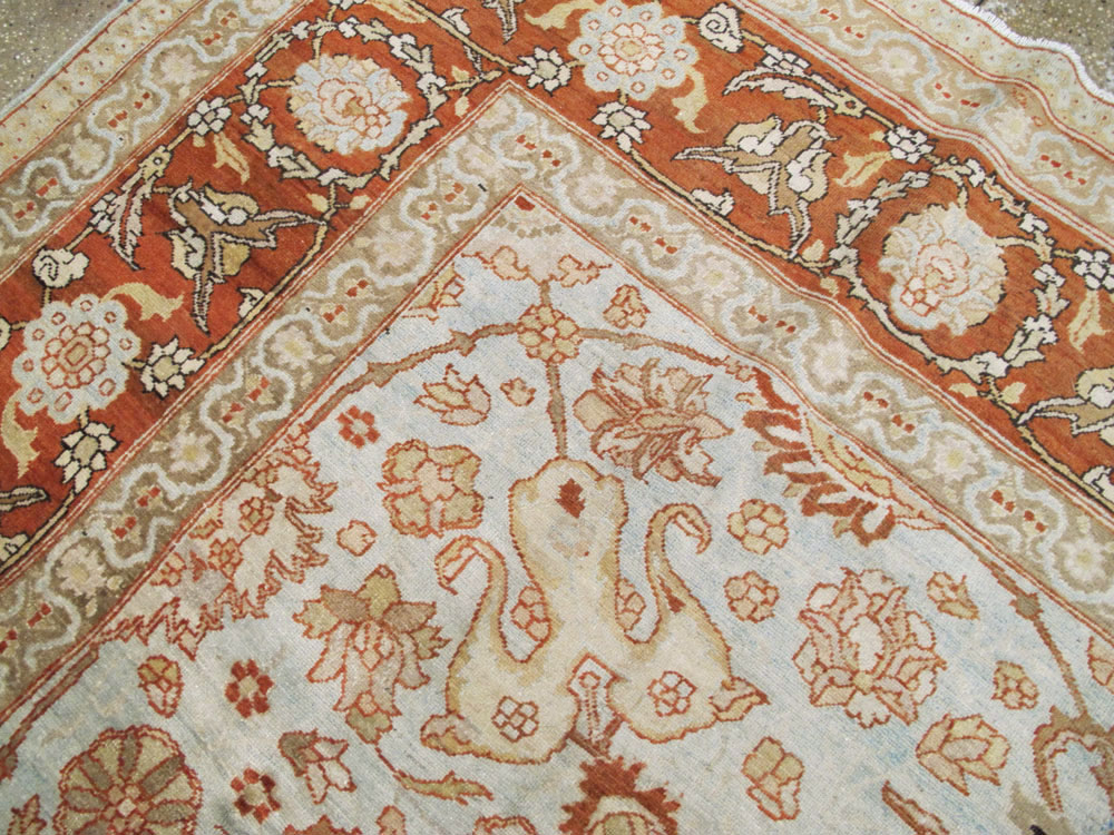 Antique Persian Tabriz Carpet, No.18670 - Gss