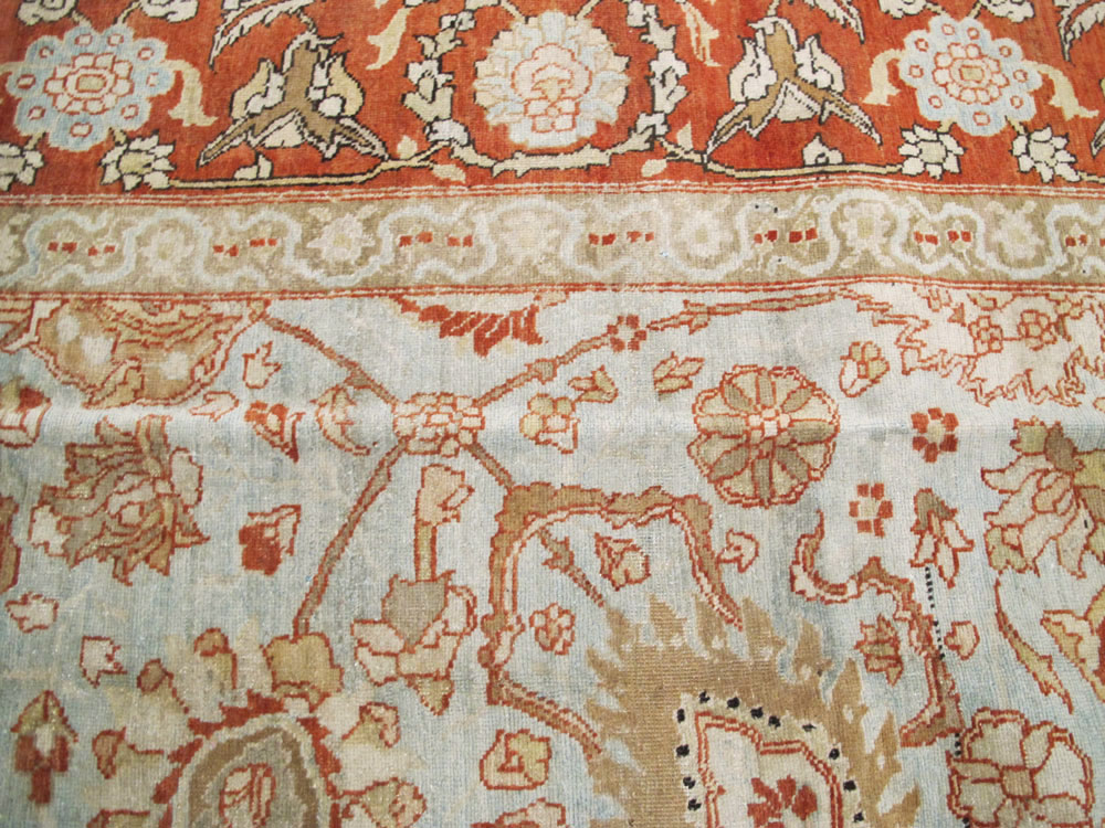 Antique Persian Tabriz Carpet, No.18670 - Gss