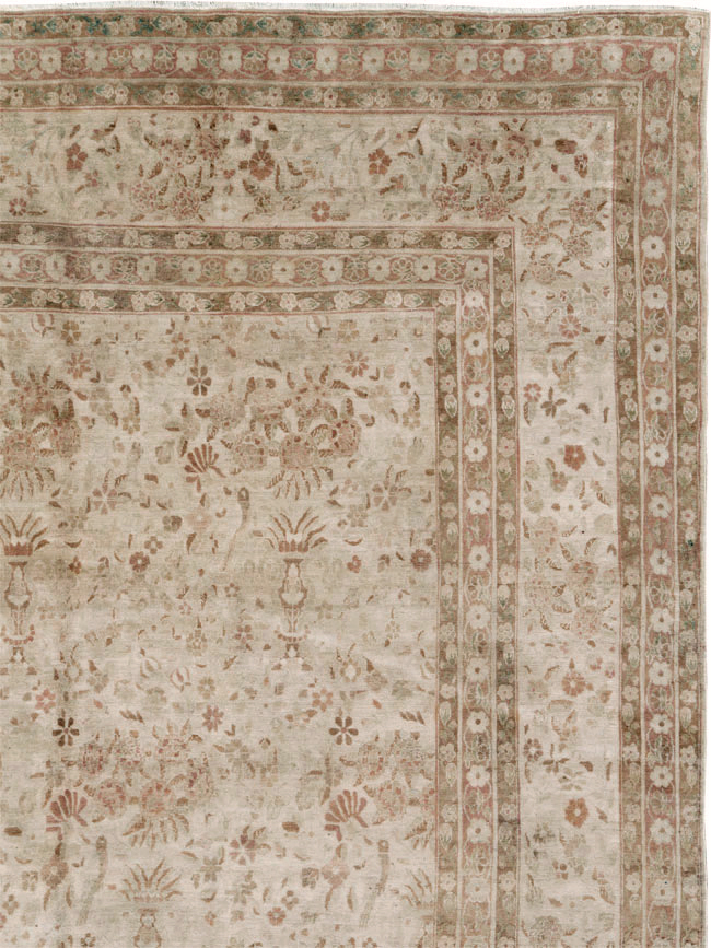 Antique Persian Lavar Kerman Carpet, No.18672 - Gss