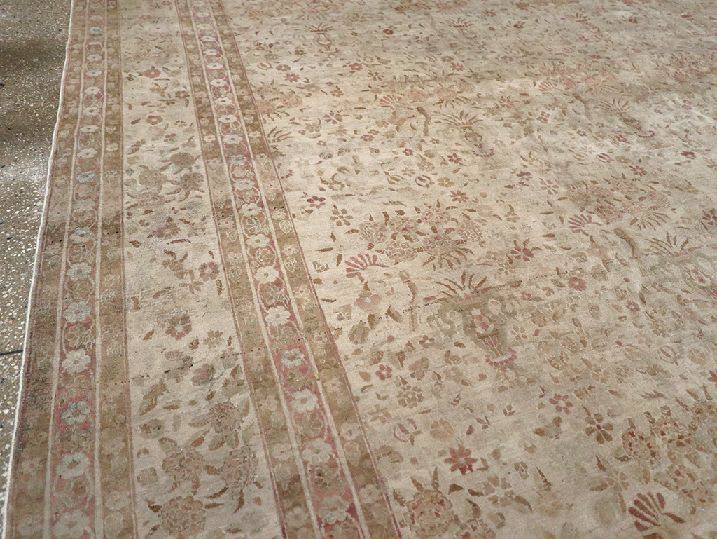 Antique Persian Lavar Kerman Carpet, No.18672 - Gss