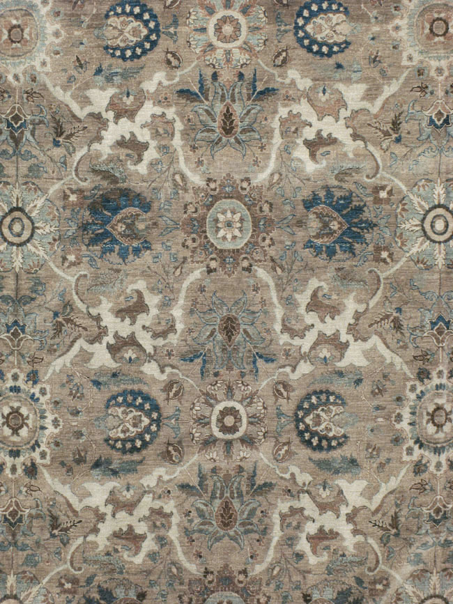 Antique Persian Tabriz Carpet, No.18680 - Gss