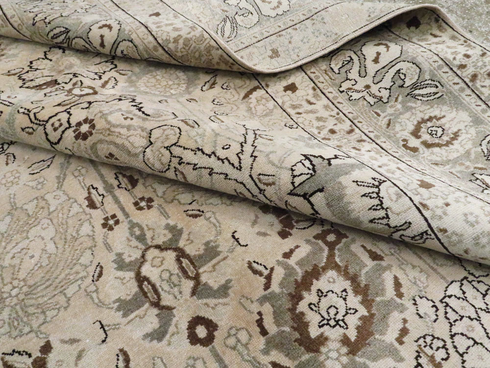 Antique Persian Tabriz Carpet, No.18693 - Gss