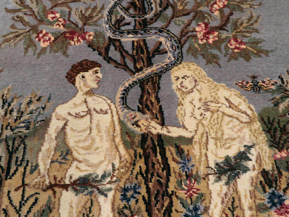 Vintage Turkish Sivas Pictorial Rug, No.18696 - Gss