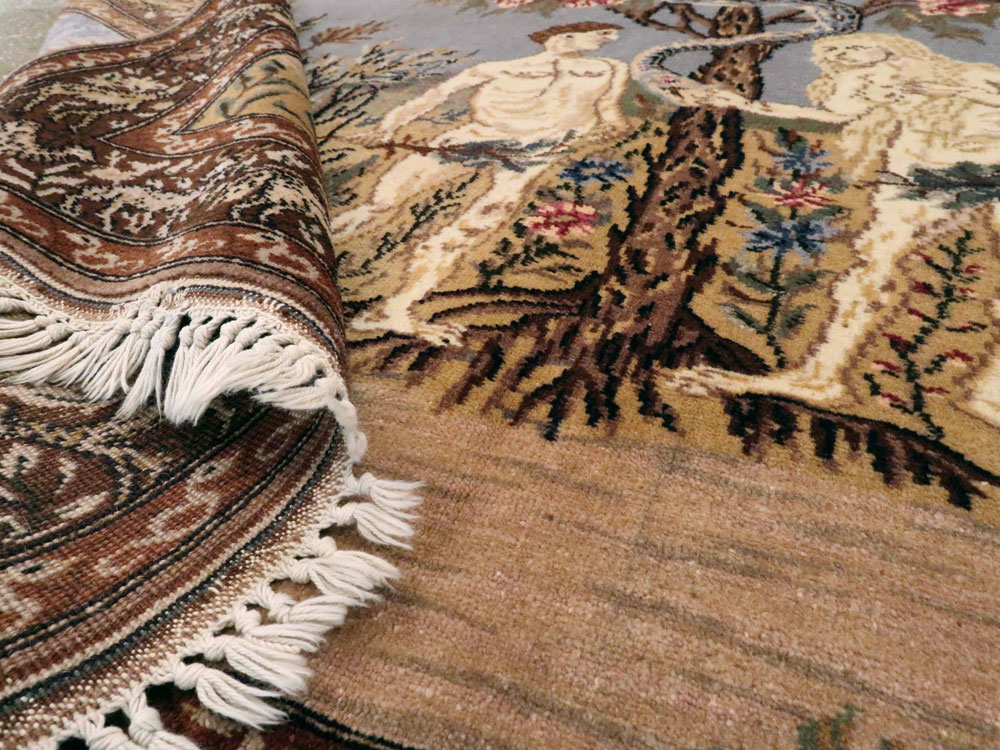 Vintage Turkish Sivas Pictorial Rug, No.18696 - Gss